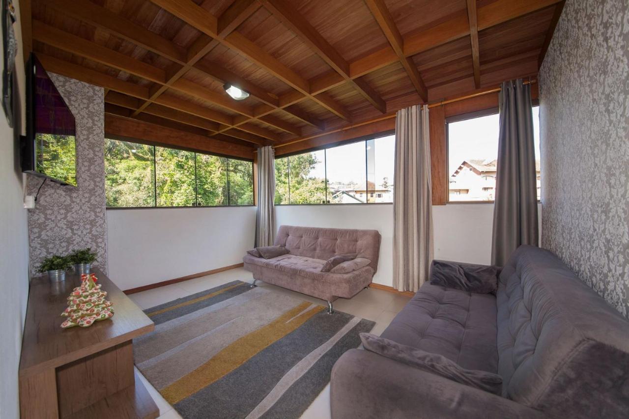 400 Metros, Rua Coberta - Centro - Solar Da Encosta Apartment Gramado Ngoại thất bức ảnh