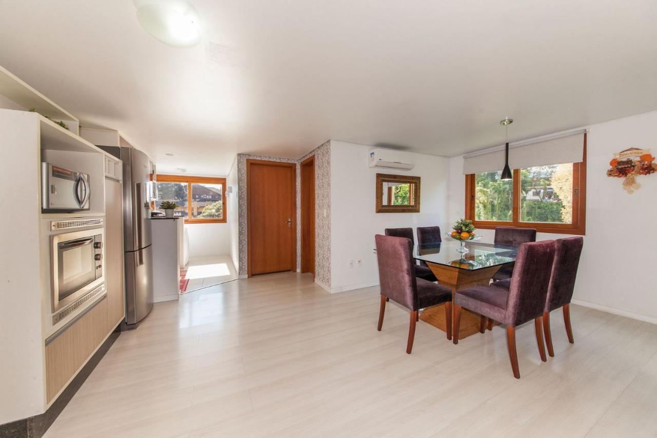 400 Metros, Rua Coberta - Centro - Solar Da Encosta Apartment Gramado Ngoại thất bức ảnh