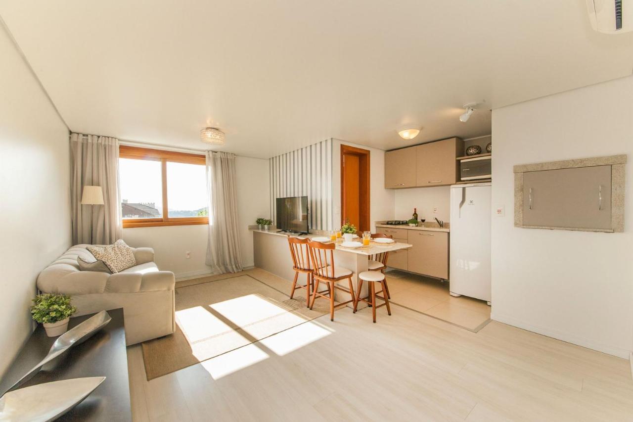 400 Metros, Rua Coberta - Centro - Solar Da Encosta Apartment Gramado Ngoại thất bức ảnh